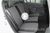 Установка авточехлов на сидения автомобиля "Рено Логан" 2-го поколения